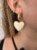 Boucles Abby kaki doré