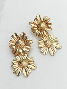 boucles Marguerite doré