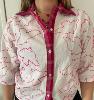 chemise The Corner brodé oiseau 36/40