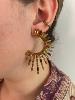 boucles Jill ocre doré