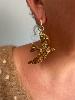 boucles hirondelle doré