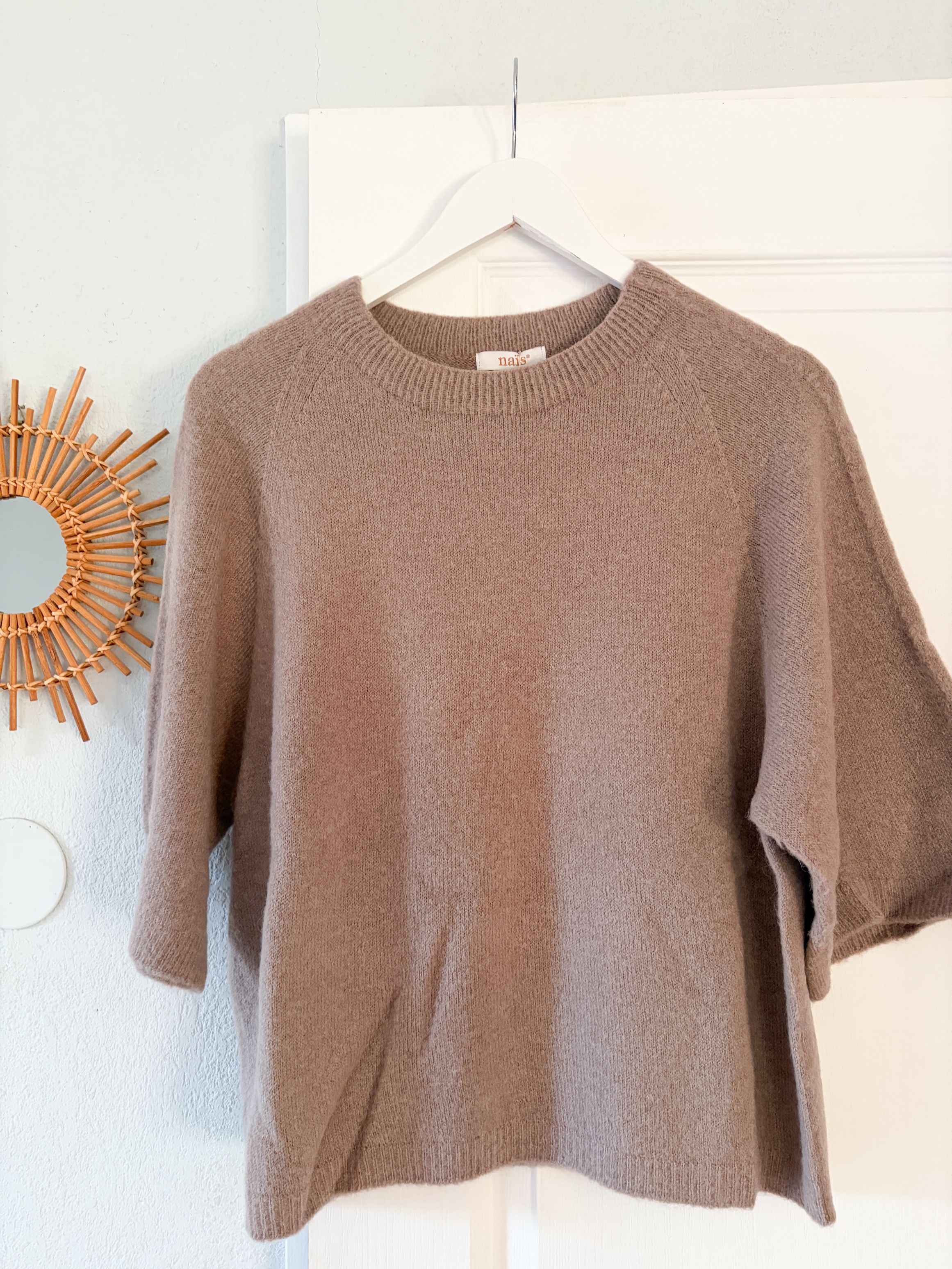 Pull Douceur taupe