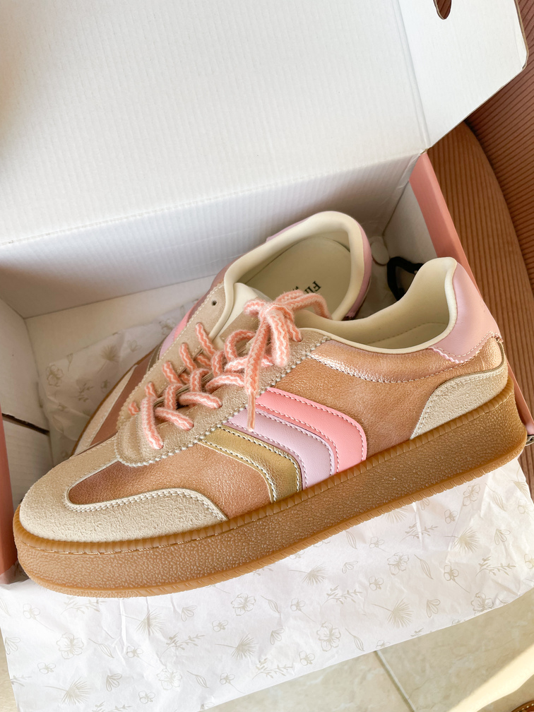 Baskets rose doré 39