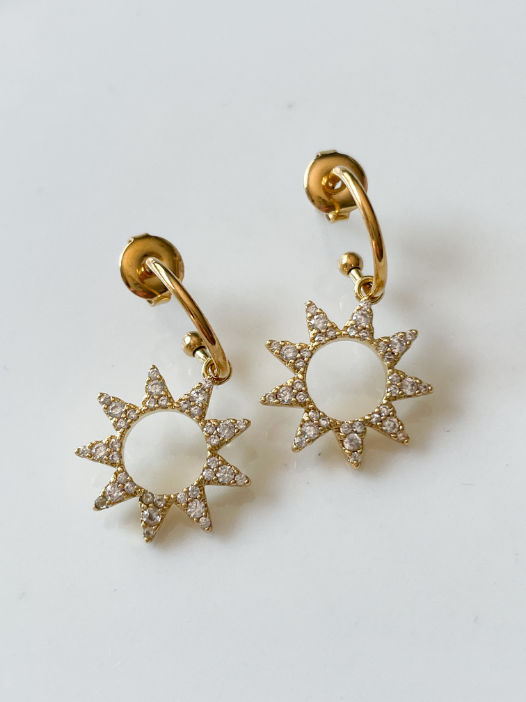 Boucles Anaé créoles doré