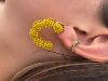 boucles Clémence blanc doré