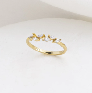 bague Fiori S M doré de Shlomit Ofir