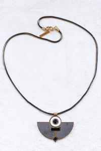 collier Winter gris doré de Shlomit Ofir
