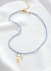Collier Umi poisson bleu doré de Shlomit
