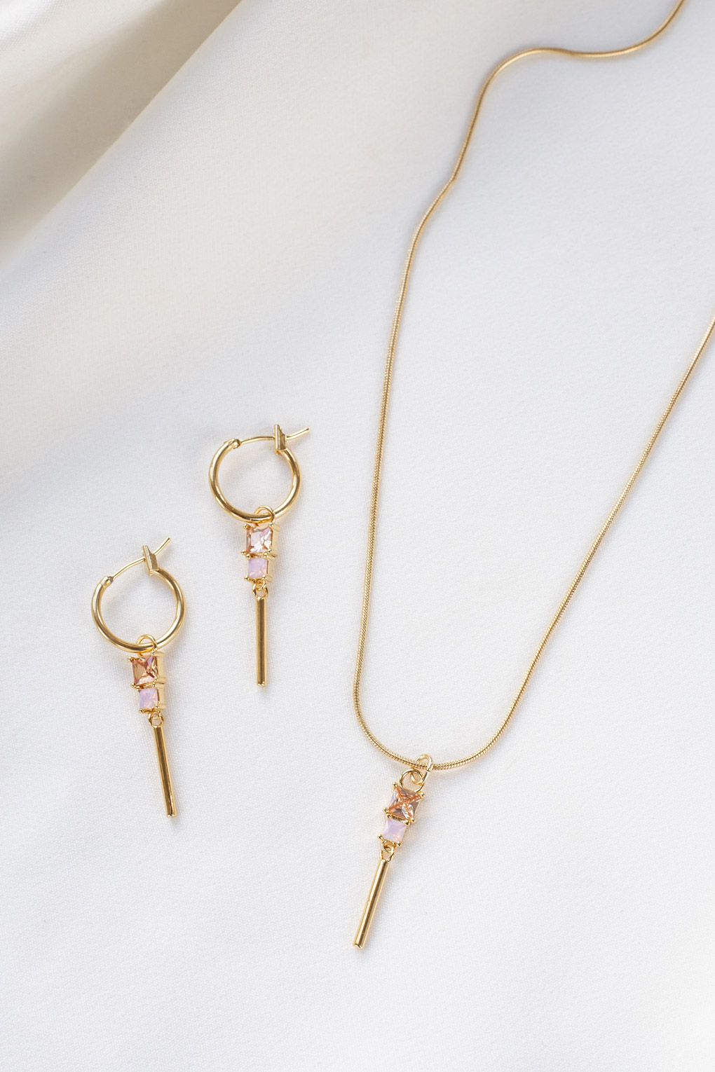 boucles Soho rose doré de Shlomit Ofir