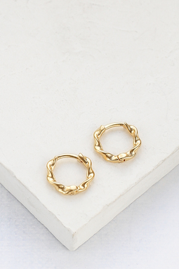 boucles Vibes small doré de Shlomit Ofir