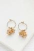 boucles Nerine rose doré de Shlomit Ofir