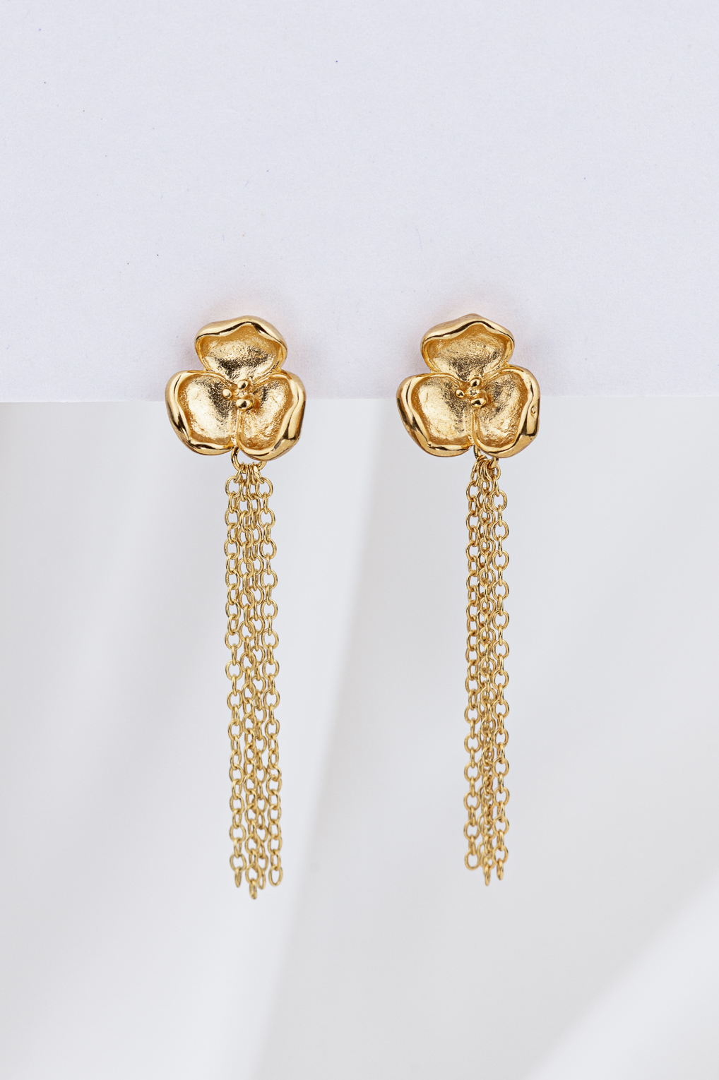 boucles Flora doré de Shlomit Ofir