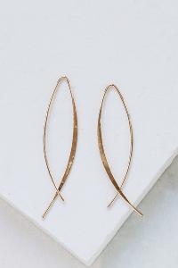 boucles sketch doré de Shlomit Ofir