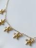 collier étoile de mer doré