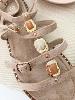 Sandales beige pierres 37