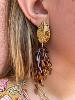 Boucles Milie marron doré