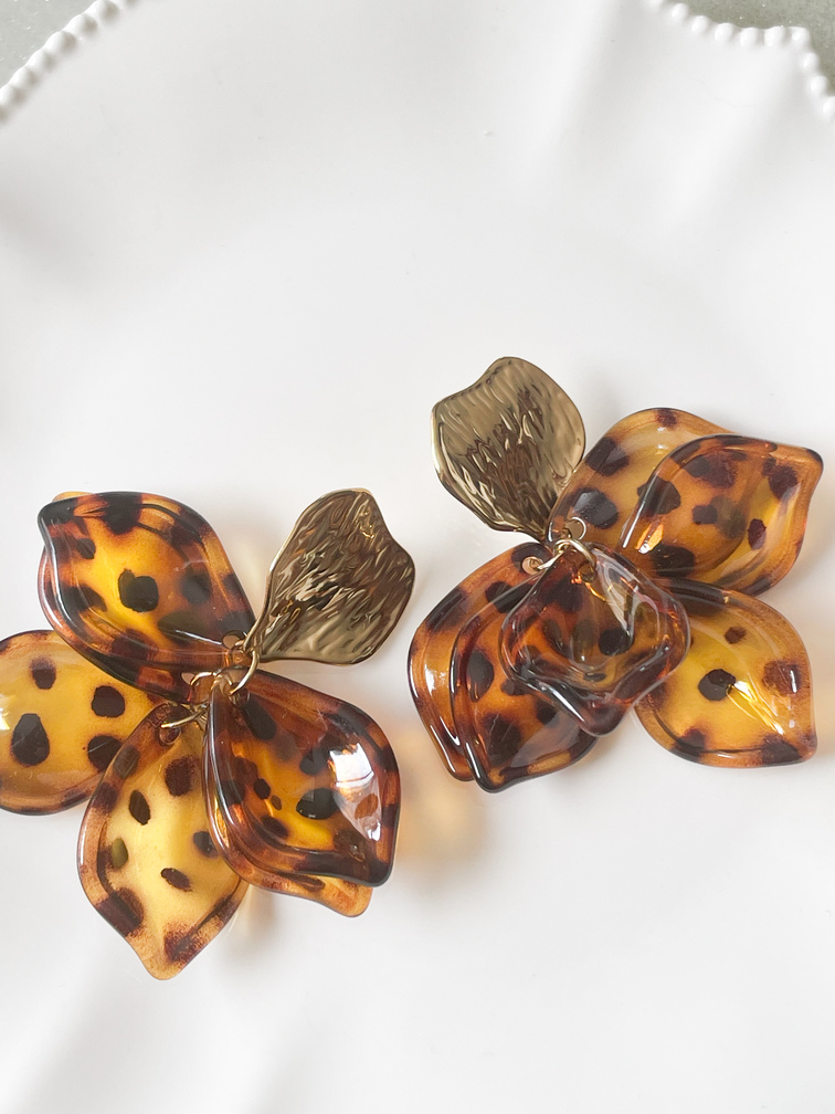 Boucles Line marron doré