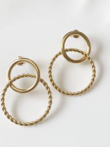 Boucles Anne doré