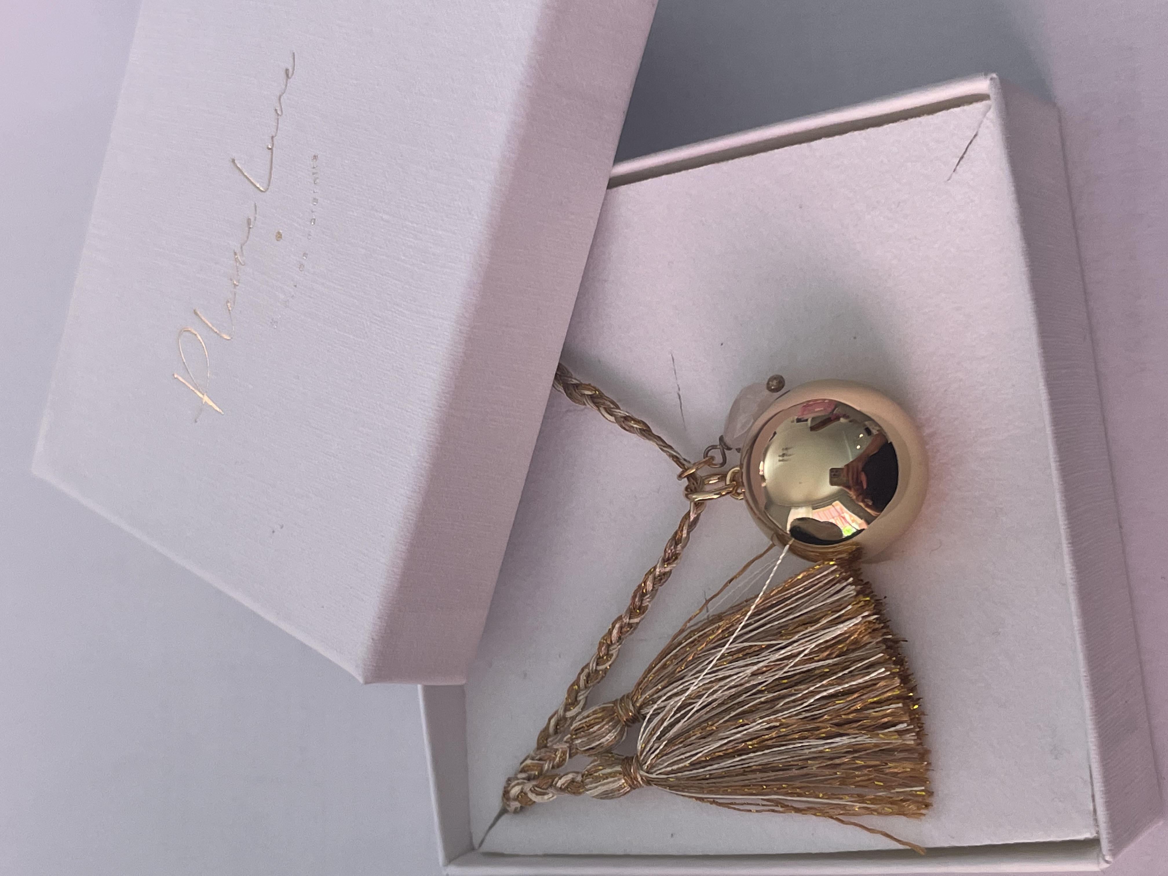 Collier sautoir Bola pleine Lune