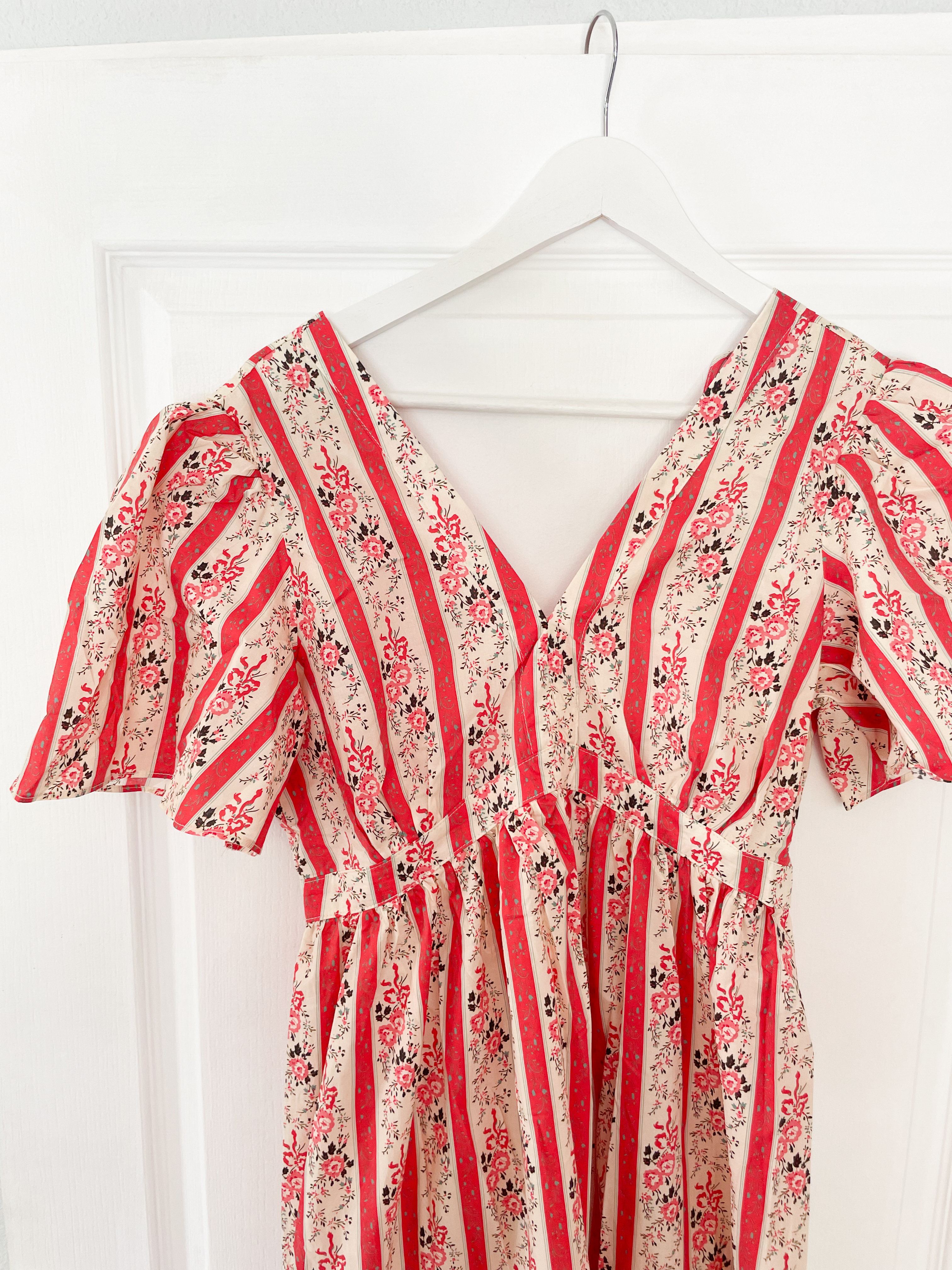 Robe fleurs roses 36