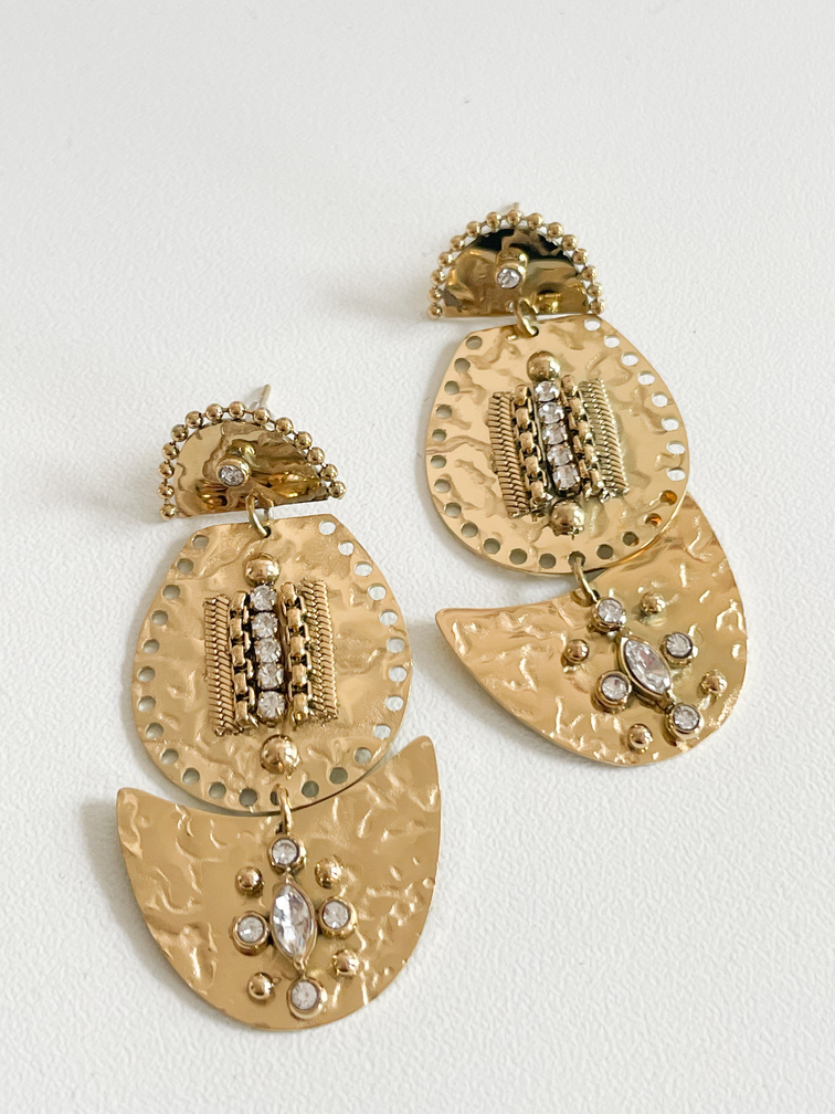 boucles Gina doré