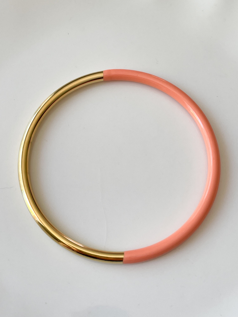 bracelet Alice rose corail doré