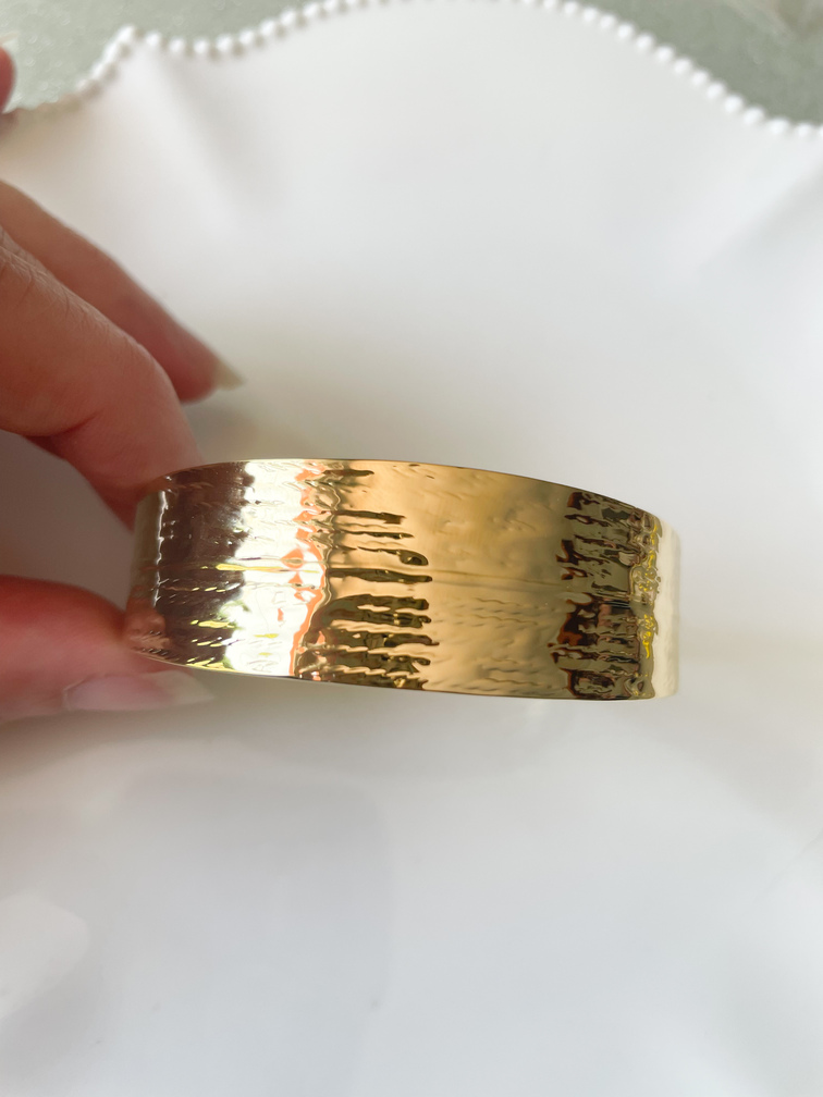bracelet manchette Juliette doré