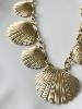 Collier Coquillage doré