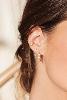 boucles Serena hoop doré de Shlomit Ofir