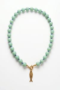 Collier Lenny vert doré de Shlomit