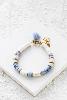 bracelet Mykonos bleu ciel doré de Shlomit Ofir