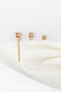 boucles Soho poudre set doré de Shlomit Ofir