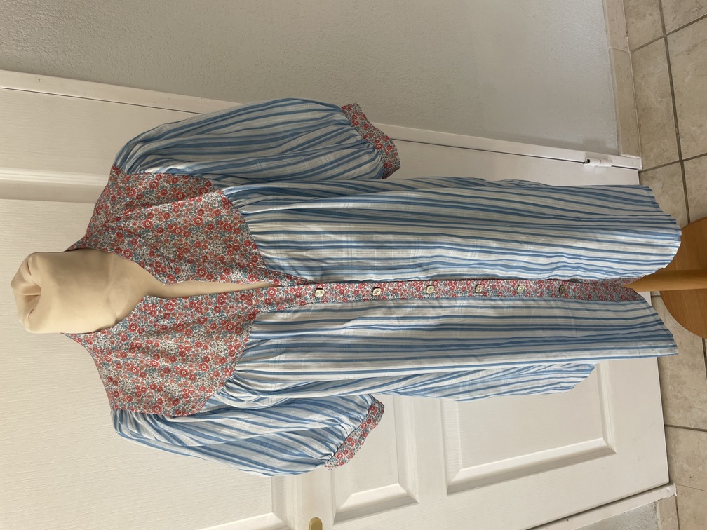 robe rayures 38 / 48 April Vintage