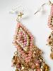 Boucles Indie rose doré