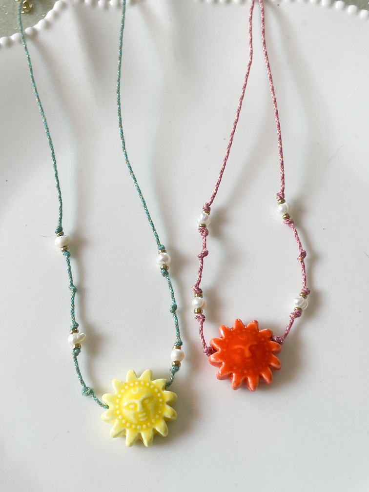 Collier Sun jaune