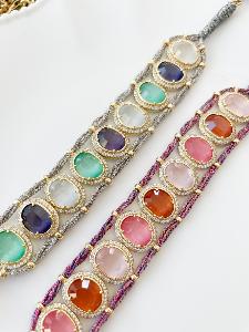 Bracelet Taylor turquoise doré