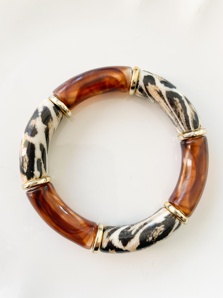 Bracelet Fiona marron graou