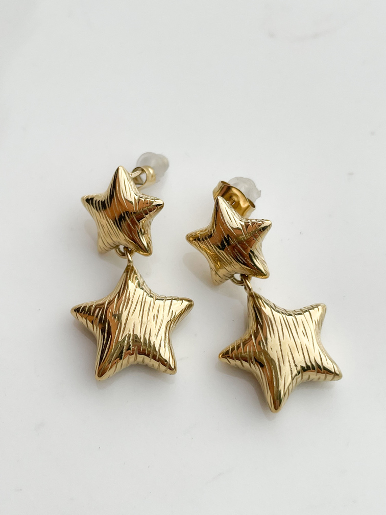 Boucles étoiles doré