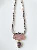 Collier pierres Flavia doré