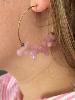 boucles Béa rose doré