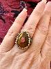 Bague Betty marron doré