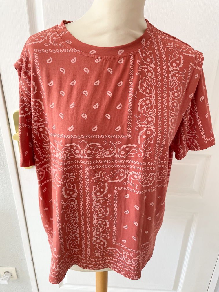 t shirt bandana brique 38 42