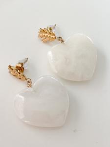 boucles Rosanna blanc doré