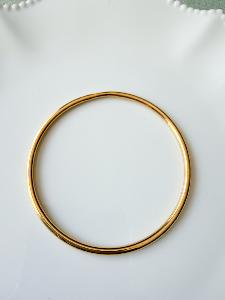 bracelet jonc fin doré 