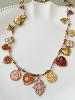 Collier Rose multi doré