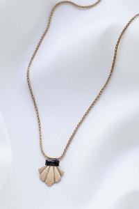 collier Gatsby noir doré de Shlomit Ofir