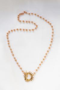 collier Glory rose doré de Shlomit Ofir