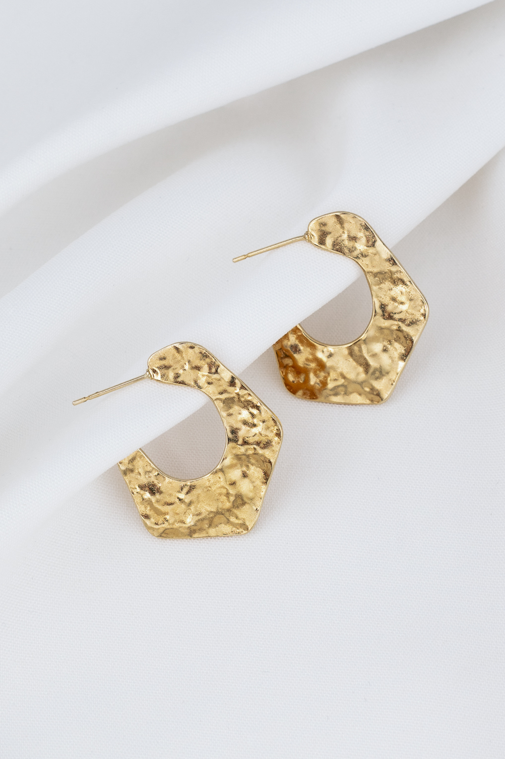boucles créoles Ira doré de Shlomit
