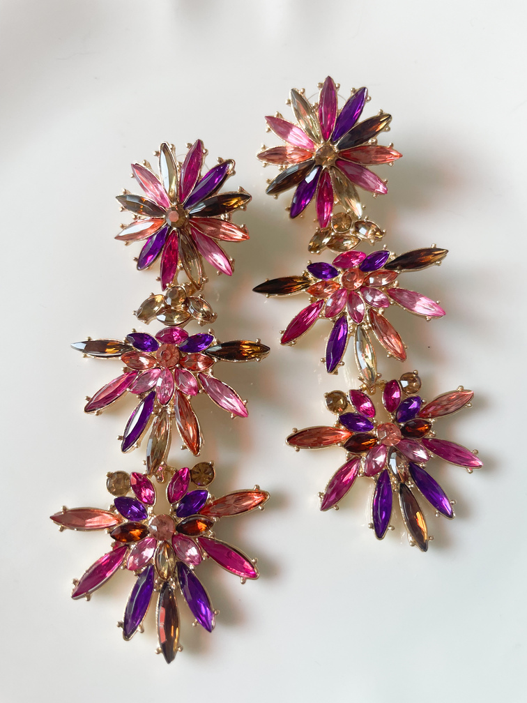 boucles Barcelone rose doré