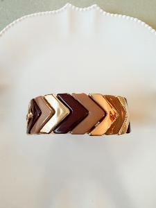 Bracelet Morgane marron doré